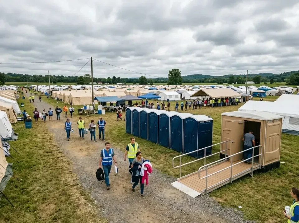 disaster-relief-camp-restrooms-010 — frequently asked questions, Dumpster & Portable Bathrooms Rental in Country Lake Estate…